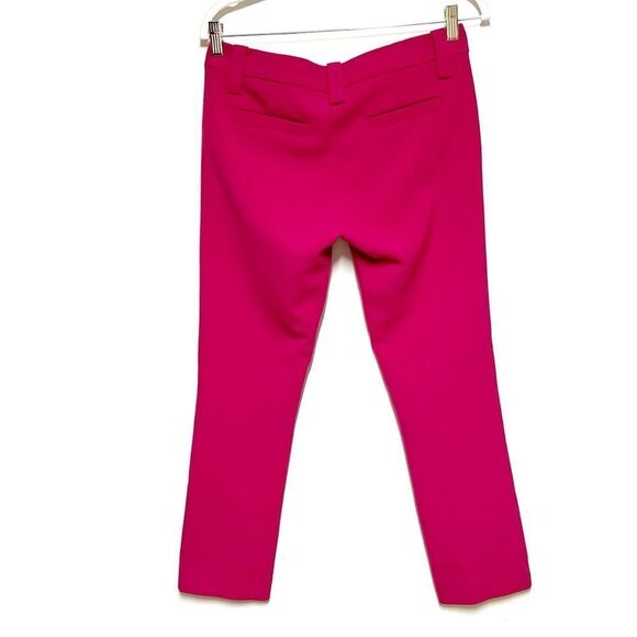 New Paige Black Label Paige 'Gilmore' Crop Slim Leg Pants Fushia Sz 2 - Picture 6 of 9